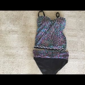 Profile by Gottex Tankini Swimsuit EUC